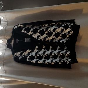 Button down sweater
